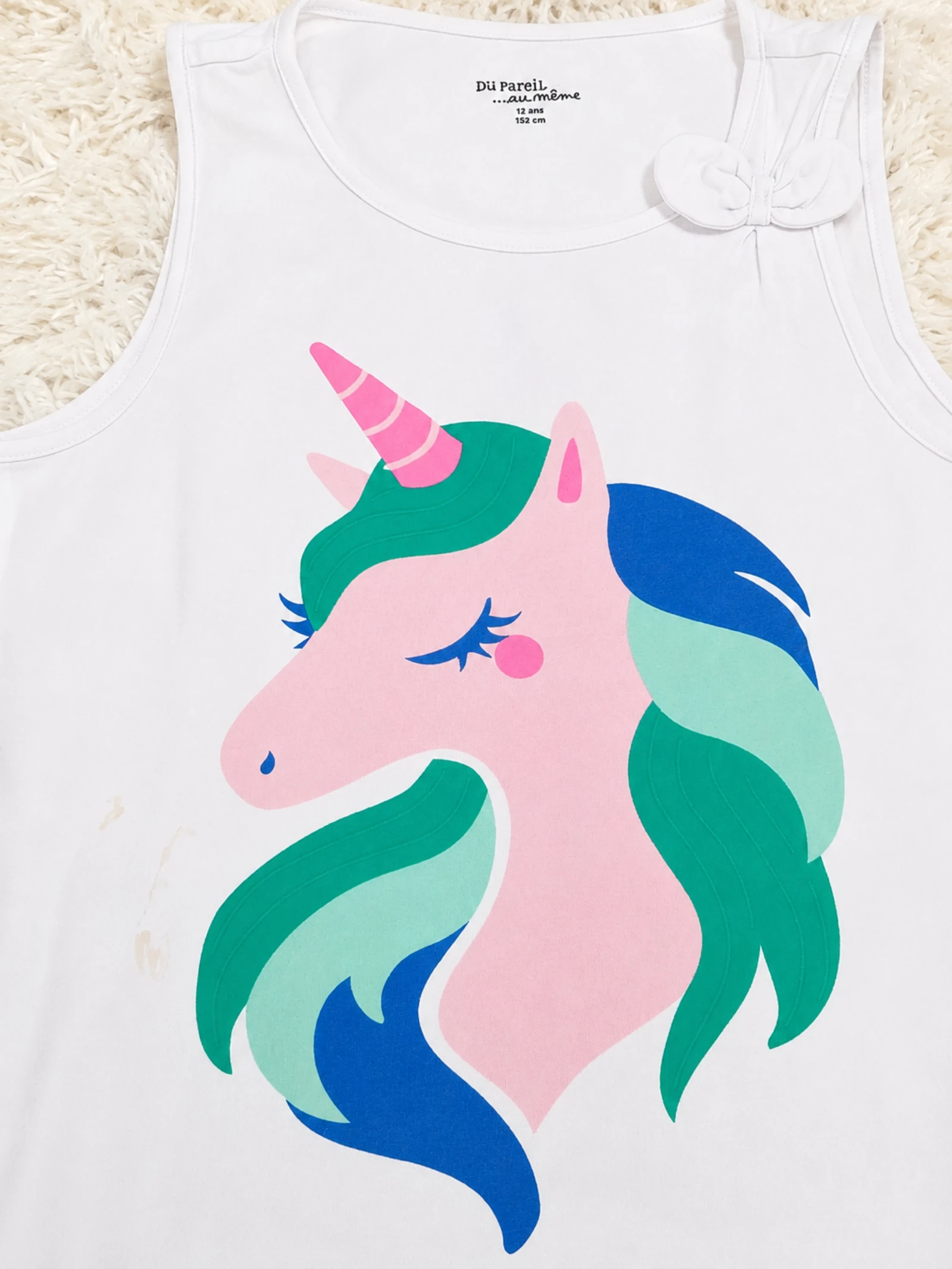 Conjunto pijama curto para meninas Du Pareil au Même 12 anos – unicórnio 👒 – photo 5